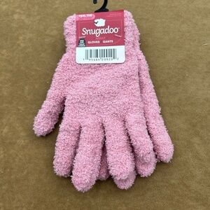 Snugadoo Adult Winter Fuzzy Gloves in Pink